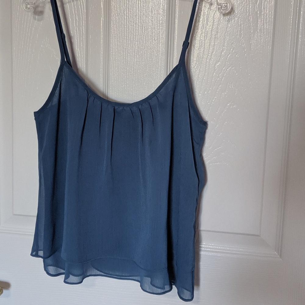 Blue Talula Crop Tank